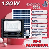 JD-8120L 120W JD SOLAR LIGHT LED รุ่นใหม่ JD-L ใช้พลังงานแสงอาทิตย์100% โคมไฟสนาม ไฟโซล่าร์เซลล์JDแท