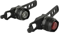 EVO Front and Rear Bike Light Set - Universal LED Bicycle Lights for Mountain, Road, Hybrid and Kids Bikes