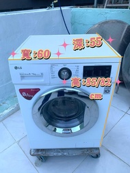 💥清倉大減價👉落單即減$300💥LG 樂金 前置式 變頻 洗衣乾衣機 可櫃底/嵌入式安裝 可飛頂 WF-CT1408MW 二手電器  最新款 貨到付款 精選貨品 香港二手 二手洗衣機 雪櫃 搬屋 傢俬