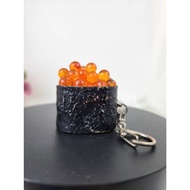 Salmon Egg Sushi Keychain (Ikura) Realistic Model 11/3