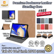 Samsung Tab S4 10.5 inch 2018 A7 lite T225 T835 Premium Bookcover Leather Flip Case Cover Casing Stand Galaxy Tab A7 lite S4 Leather Cover