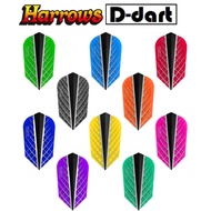 Harrows Dart Flights - SLIM 100 Micron 3D Effect  Quantum X Dart Flights (SAYAP ARROW)