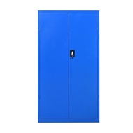 ST/💖Xinchangshun Five-Layer Gray and White Heavy Hardware with Hanging Board Tool Cabinet Iron Locker Workshop Double Do