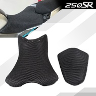 ⋚For CFMOTO 250SR MY22 300SR 450 SR 250NK Motorcycle Rear Seat Hump Cushion Cover Net 3D Mesh PvlV(