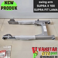 swing arm SUPRA X LAMA SUPRA X 100 SUPRA FIT LAMA WARNA SILVER