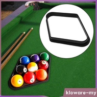 [KlowareMY] Sturdy 9 Ball Diamond Rack Professional Billiard Table Holder Portable Plastic