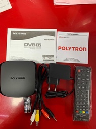 SET TOP BOX POLYTRON DVB PDV 700T2 antena Tv digital LED LCD Tabung