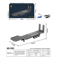 พ่วงท้าย Huina 1502 1:18 Semi Trailer Flatbed RC 2.4GHz