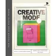 Dreyframes - Acrylic Poster Size Picture Frame Wall Decor | 40x60cm, 50x70cm, 20x30", 24x36", Etc.