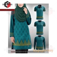 Sublimation Muslim T-Shirt Batik Songket A014