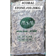 Coral Stone Filter Media Aquarium Aquascape Decoration Fish Akuarium Ikan 20kg