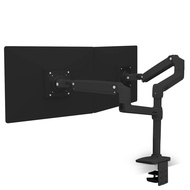 [Local Warranty]Ergotron LX Dual Stacking Arm Two-Monitor Mount White Matte Black Colour Monitor Arm