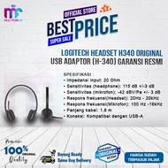 OK Logitech Headset H340 Original USB Adapter H-340 Official Warranty Ds3