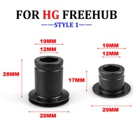 Mtb Cube Adapter Bicycle Hub Micro Spline 12mm x 142mm 148mm Road MTB Bike Hub HG XD XDR MS Caps Bic