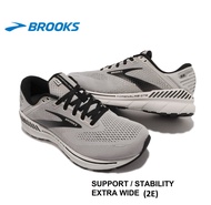 BROOKS Adrenaline GTS 22 Lite Grey (4E Extra Wide Cutting) (Support/Stability) For Flat foot runnin