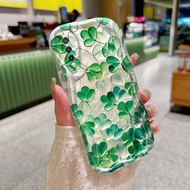 Hp Case VIVO Y20 Y20i Y20S Y12S Y20 2021 Y12A Y20S G Y20T Y20S M Y20S D Y11s Y30G Case Lucky Clover Phone Case Fashion Pattern Flower And Heart New Silicone Case Double Protective Simple Case Softcase