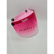 [ VISOR ] ORIGINAL BOGO COLOUR CAP 3 BUTTON VISOR FOR SGV99 MS88 MHR STENG KEITH 903 HELMETTWO TONE 