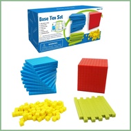 Base Ten Manipulatives Math Game Cubes Base Ten Blocks Educational Toys Counting Blocks Preschool Le