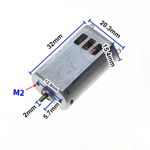 180 DC Motor DC3V Neodymium Iron Boron High-strength Magnet Model Aircraft High Speed Motor 1.2V-4.8