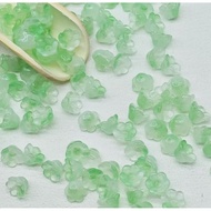 [11X6.5mm] Lily of the Valley Gradient Colored Glass Cup 10 Lily of the Valley