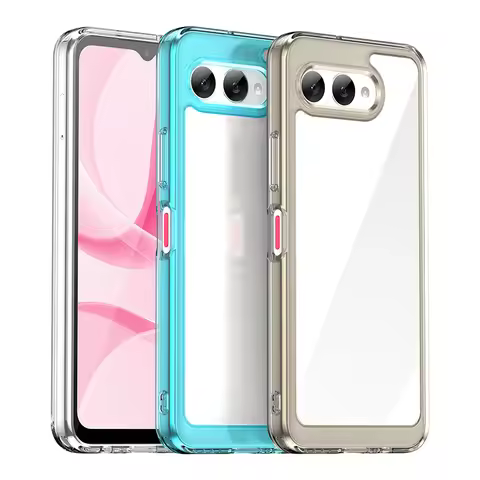 Transparent Phone Case For T-Mobile T Phone 3 Case Colorful Clear Back Case T-Mobile T Phone 3 Cover
