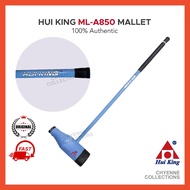 HUI KING ML-A850 Aluminium Mallet Noble Blue (w Rubber Cap Cushion) Woodball Stick