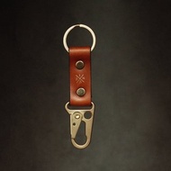 UNIC霧金版鷹勾扣鑰匙圈 / 真皮鑰匙扣【可客製化】