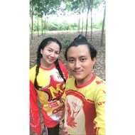 Sports Shirt M-150 Pattern Energy Drink Long Sleeves