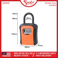 SIMPLYBEST Hanging Key Safe Box Detachable Shackle Numbering Lock Key Storage Lock Box Password Lock