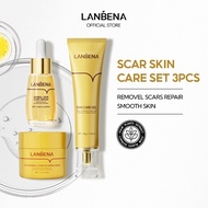 LANBENA Scar Removal Serum Facial Cream Gel Moisturizer Acne Scar Stretch Marks Remover Essence Skin