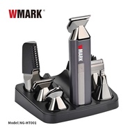 WMARK Electric Hair Clipper Six-in-One Multi-Function Set Razor Waterproof Nose Hair Oil Head Clippe