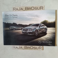 Poster brochure catalog booklet Mercedes benz The E Class Mercy E250 Coupe/E250 Colet 2013