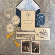 CUSTOM READY SINGLE INVITATION WEDDING KEEPSAKE WEDDING VOWS