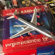 Virgin Atlantic 維珍航空 飛機模型 模型飛機 1:400 1/400 airbus a340-600 空中巴士 dragon wings 威龍模型