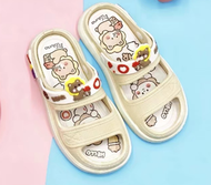 Sandal  Anak Perempuan  Motif Bear Viral Wedges Ban Dua Terbaru Sendal Selop Karet Jelly Import
