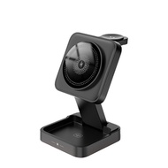 3 in 1Foldable Magnetic Wireless Charger LED Light for Phone 16 15 14 Fast Charging Dock Station