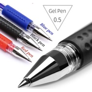 red pen black pen blue pen 0.5mm gel