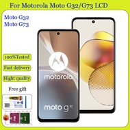 Original For Motorola Moto G32 G73 LCD Display Touch Screen Digitizer Assembly Replacement