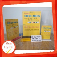 MENU MICA A6 A5 A4, Table menu, restaurant menu, cafe menu, QR board menu