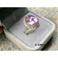 Batu kecubung asli(cincin perempuan)