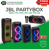 &lt;𝐀𝐔𝐓𝐇𝐄𝐍𝐓𝐈𝐂&gt; JBL Bluetooth Portable Party Speaker Partybox 100/310/1000/710/ Partybox On The Go Wt 2 Mic