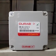 Durabox Junction Box/Box Abs Plastic Panel 125X125X75Mm Ip66 Ready