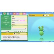 Pokemon Brilliant Diamond & Shining Pearl - 6IV Shiny Azurill