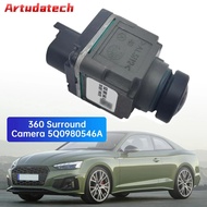 Artudatech 360°Surround Front Camera 5Q0980546A For Audi A4 B5 B6 A5 A6 A8 Q5 Porsche Car Accessorie