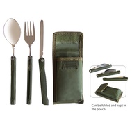 Outdoor Foldable 3 In 1 Cultery Set