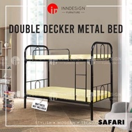 SAFARI DOUBLE DECKER BED FRAME (DELIVER WITHIN 3- 5 WORKING DAYS)