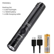 Alonefire T03 12W sst40 Đèn pin Led 90 độ ROTARY có thể sạc qua USB Đèn pin không thấm nước Cắm Trại