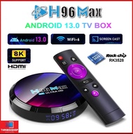 -รุ่นใหม่ปี2024- H96MAX RK3528 Android 13 Smart TV box Rockchip  Wifi 5G Bluetooth Lan100M Android box
