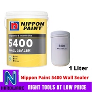 Nippon Paint 5400 Wall Sealer Self Packed / Cat undercoat Dinding Rumah Pek Sendiri 1L - 1 Liter