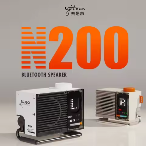 Syitren N200 Bluetooth Speaker Custom Retro Mini Desktop Wireless Portable HiFi Speaker Computer Lap